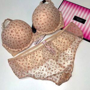 🔥VICTORIA SECRET  multiway PUSH-UP  BRA SET 32D// M NEW